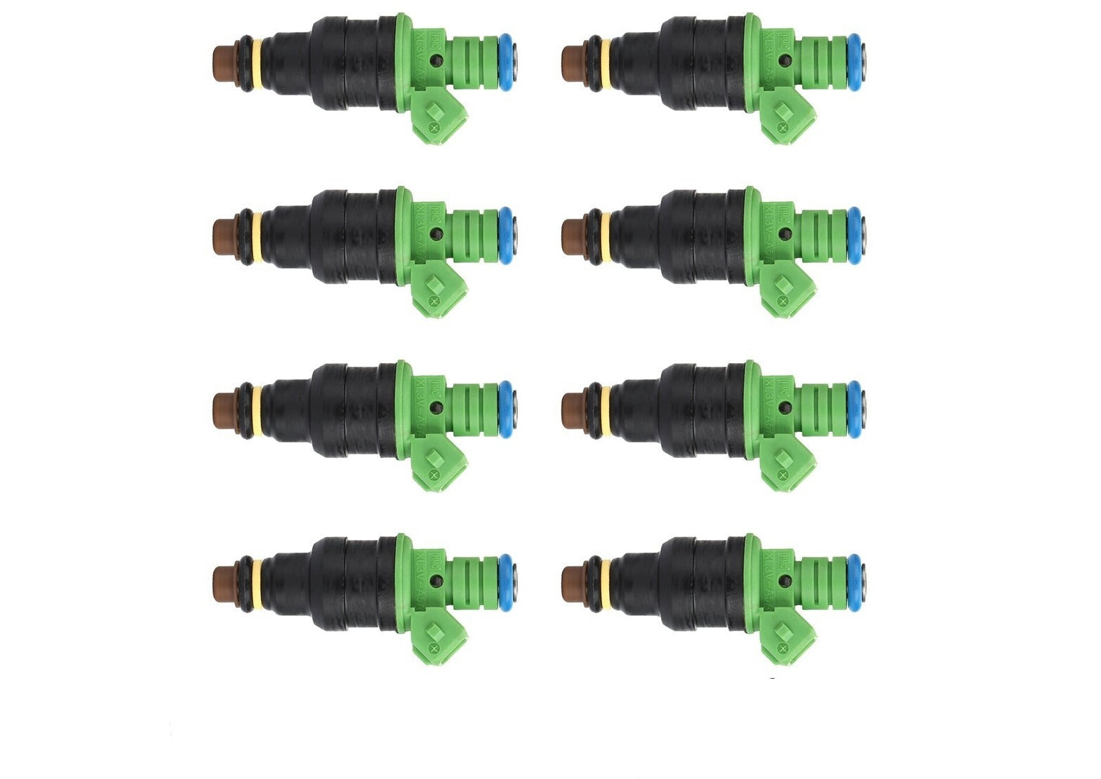 Set of 8 0280150558 42lbs Green Top Racing Fuel Injector 440CC EV1 Turbo 42lb/hr Generic