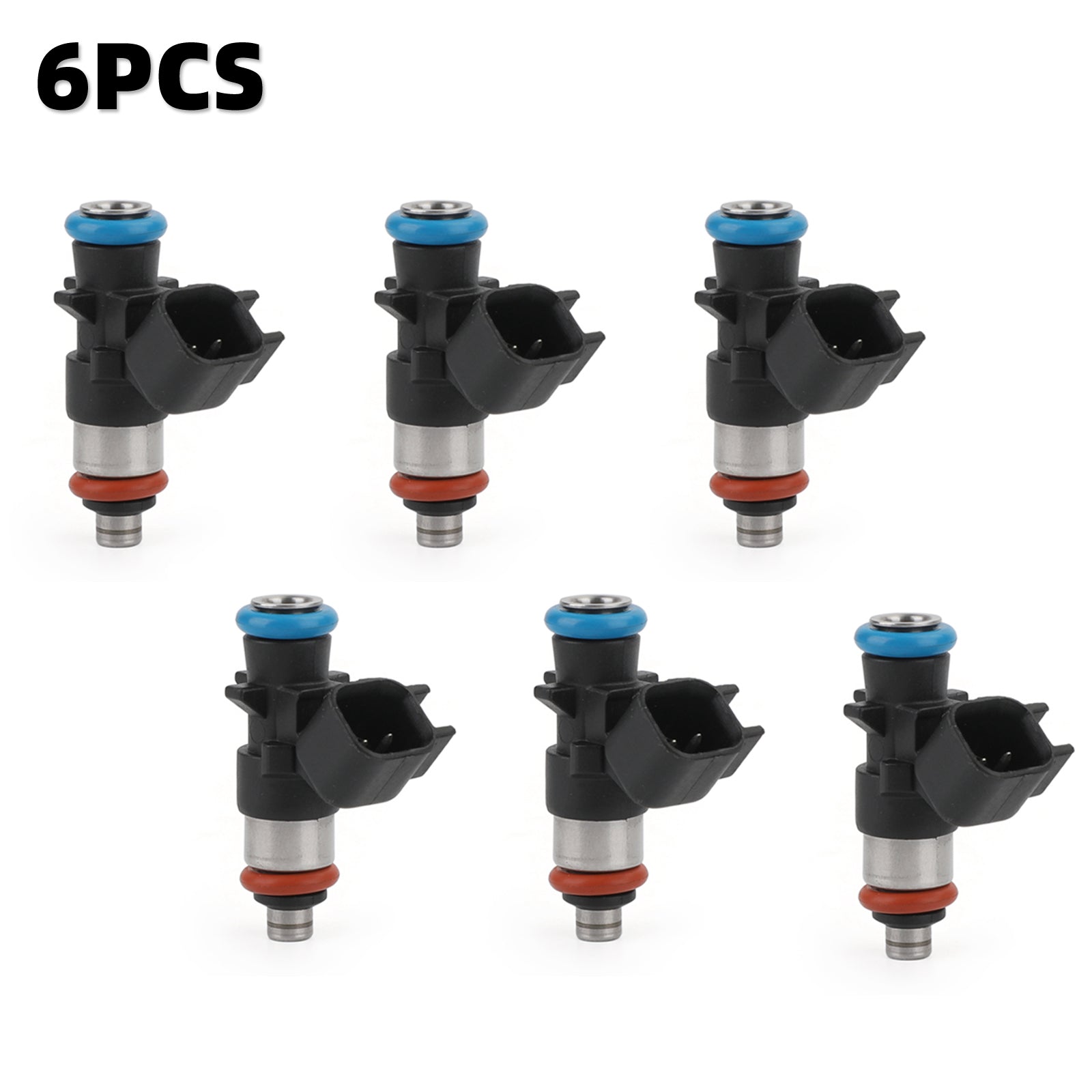 Lot de 6 injecteurs de carburant pour Chrysler 12-17 Wranger 14-17 Ram 3,6 L 0280158233 générique