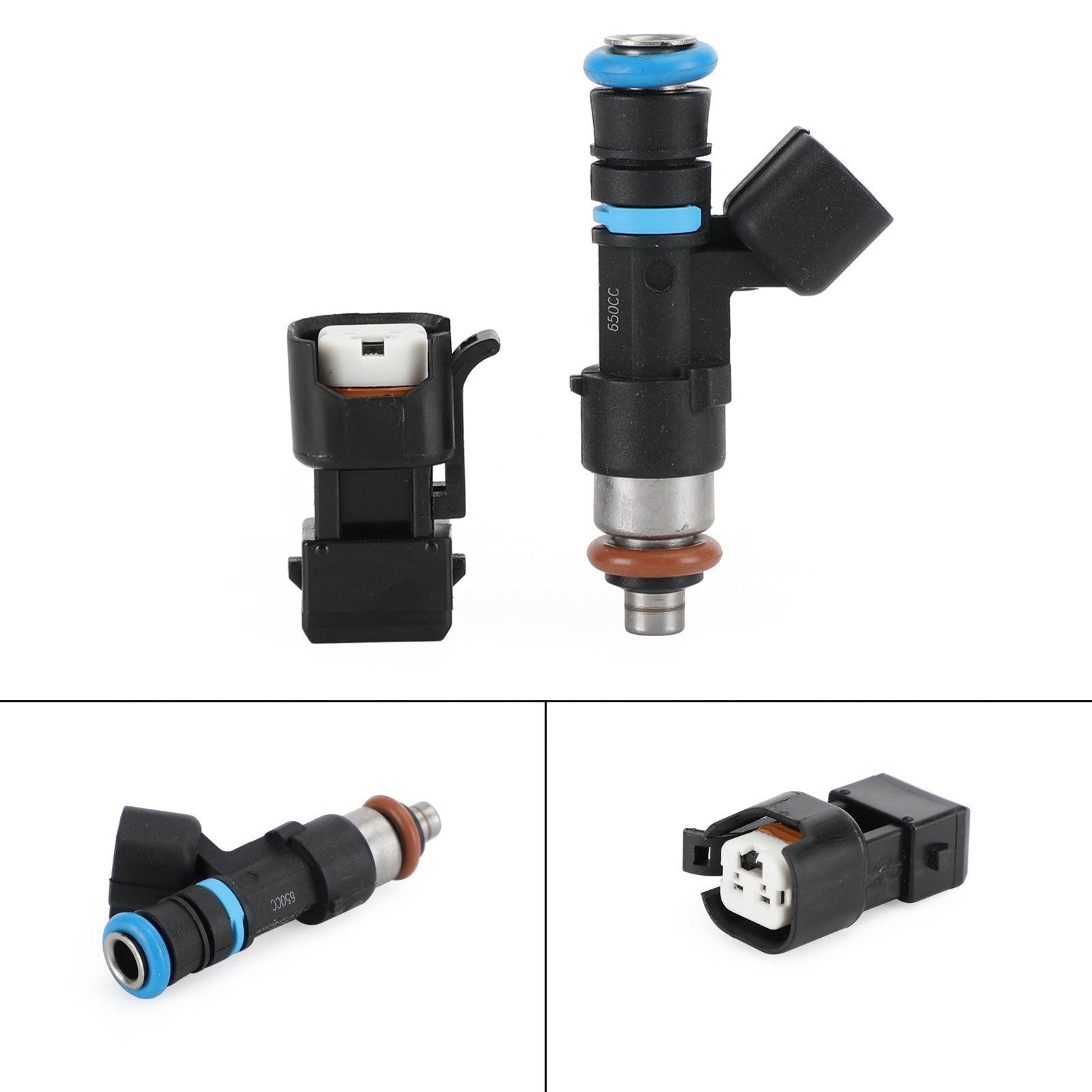 1 pièces 650CC 62lb EV14 injecteurs de carburant pour Audi A4 TT VW Golf Jetta KSM 1.8T turbo générique