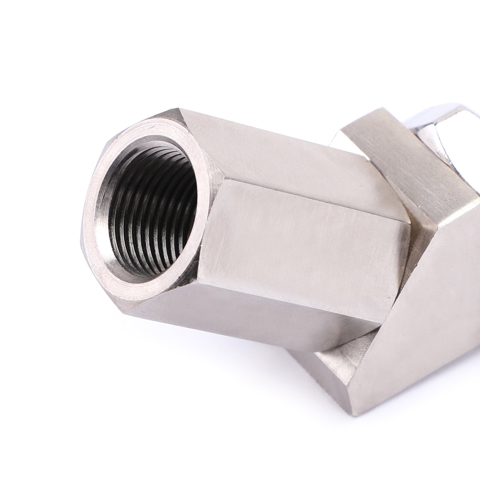 Yleiskäyttöinen 135 asteen CEL O2 happianturin sovittimen jatkokatalysaattori