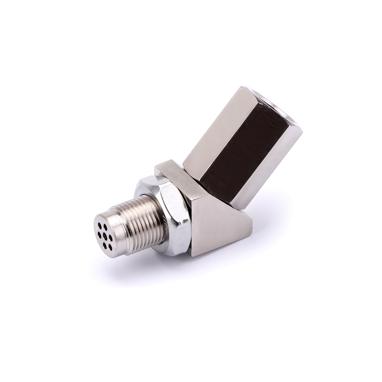 Yleiskäyttöinen 135 asteen CEL O2 happianturin sovittimen jatkokatalysaattori