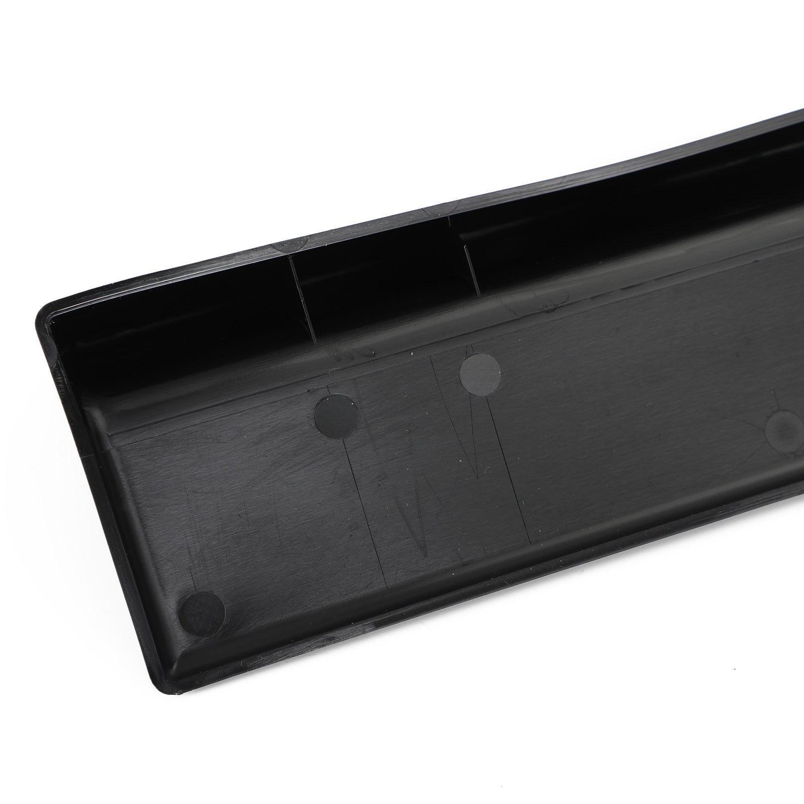 Coppia minigonne laterali nere lucide per auto da 45 cm, splitter a bilanciere, diffusore, alette, ali generiche