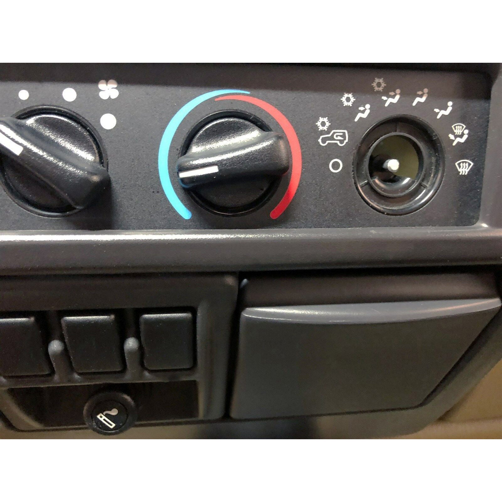 Bouton de commande de vitesse du ventilateur de chauffage A/C noir pour Wrangler TJ 1999-2006 générique