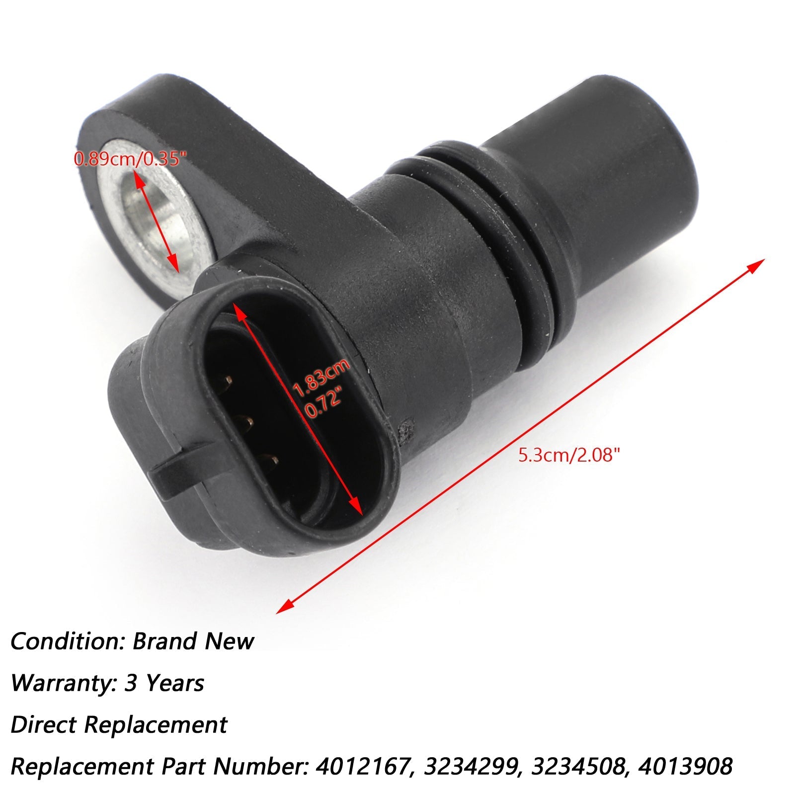 Polaris Rzr 570 800 900 1000 pour capteur de vitesse de transmission 4012167 4013908 générique