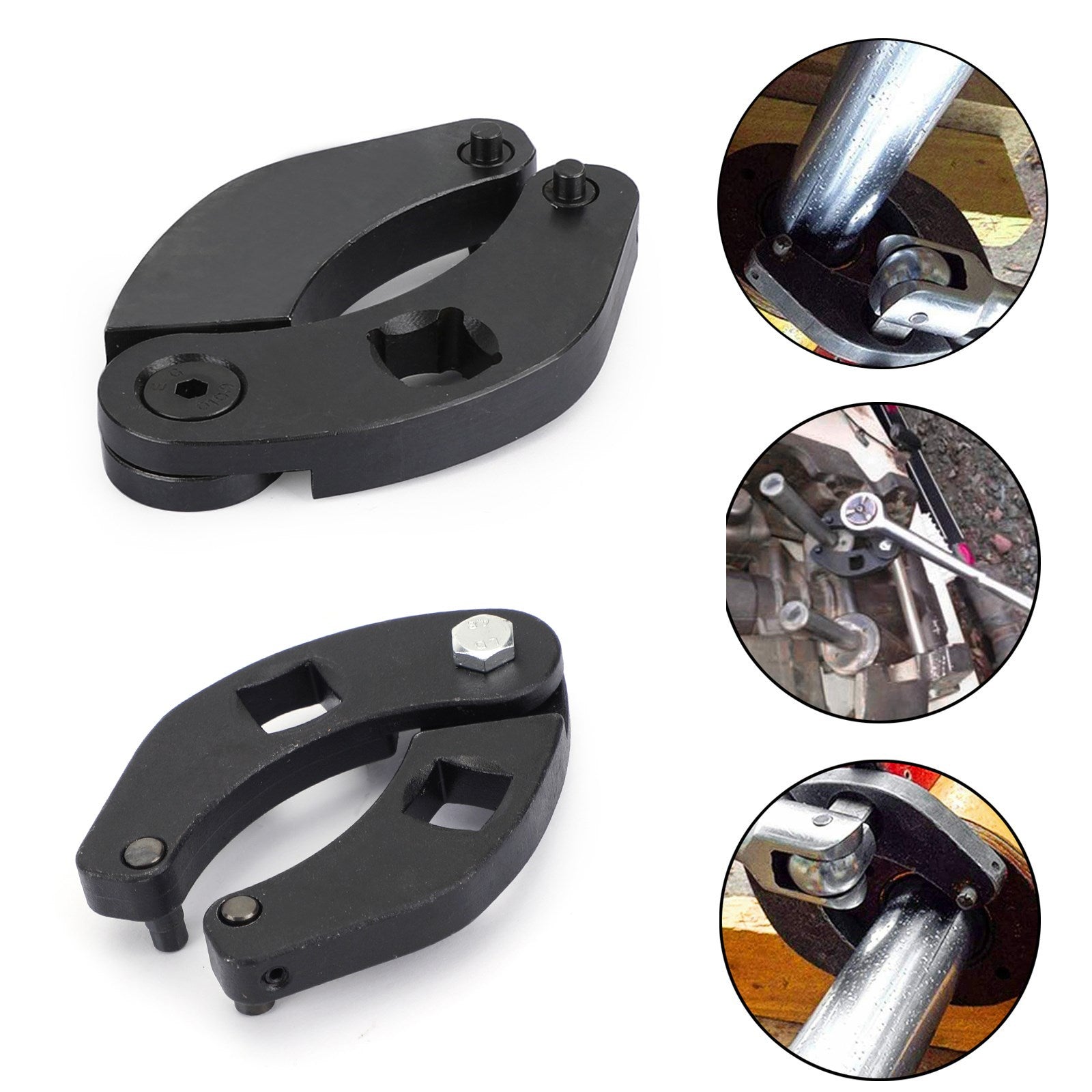 Säädettävä laippa mutteriavain 1266+7463 yleinen hydraulisylinterityökalusarja