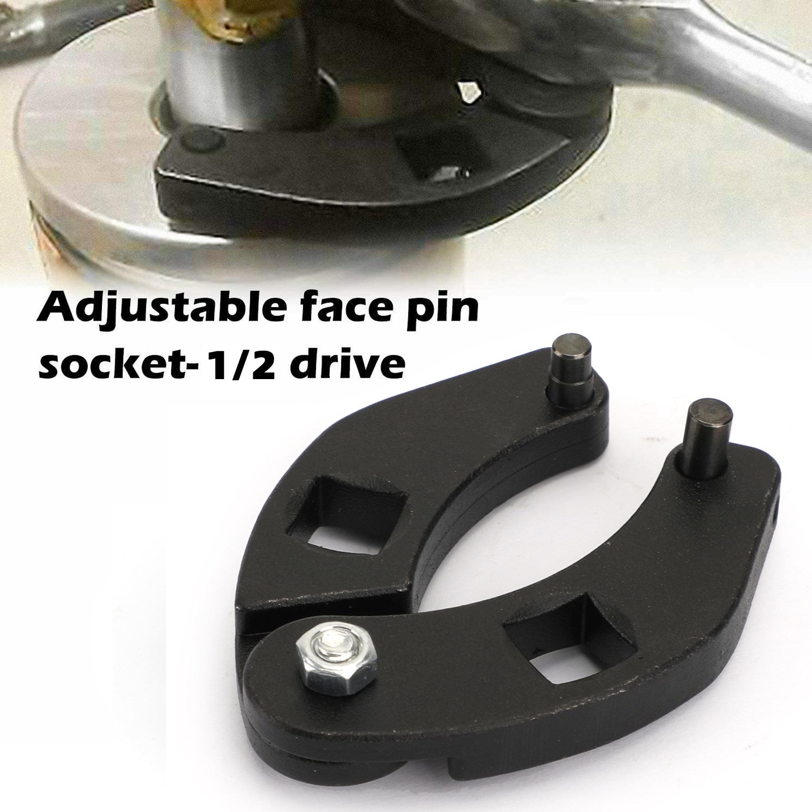 Säädettävä laippa mutteriavain 1266+7463 yleinen hydraulisylinterityökalusarja