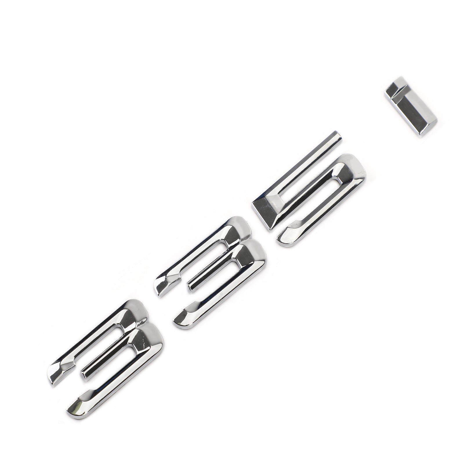 Insigne de plaque signalétique de coffre arrière emblème numéros lettre décalcomanie 335 i Fit 335i Chrome générique