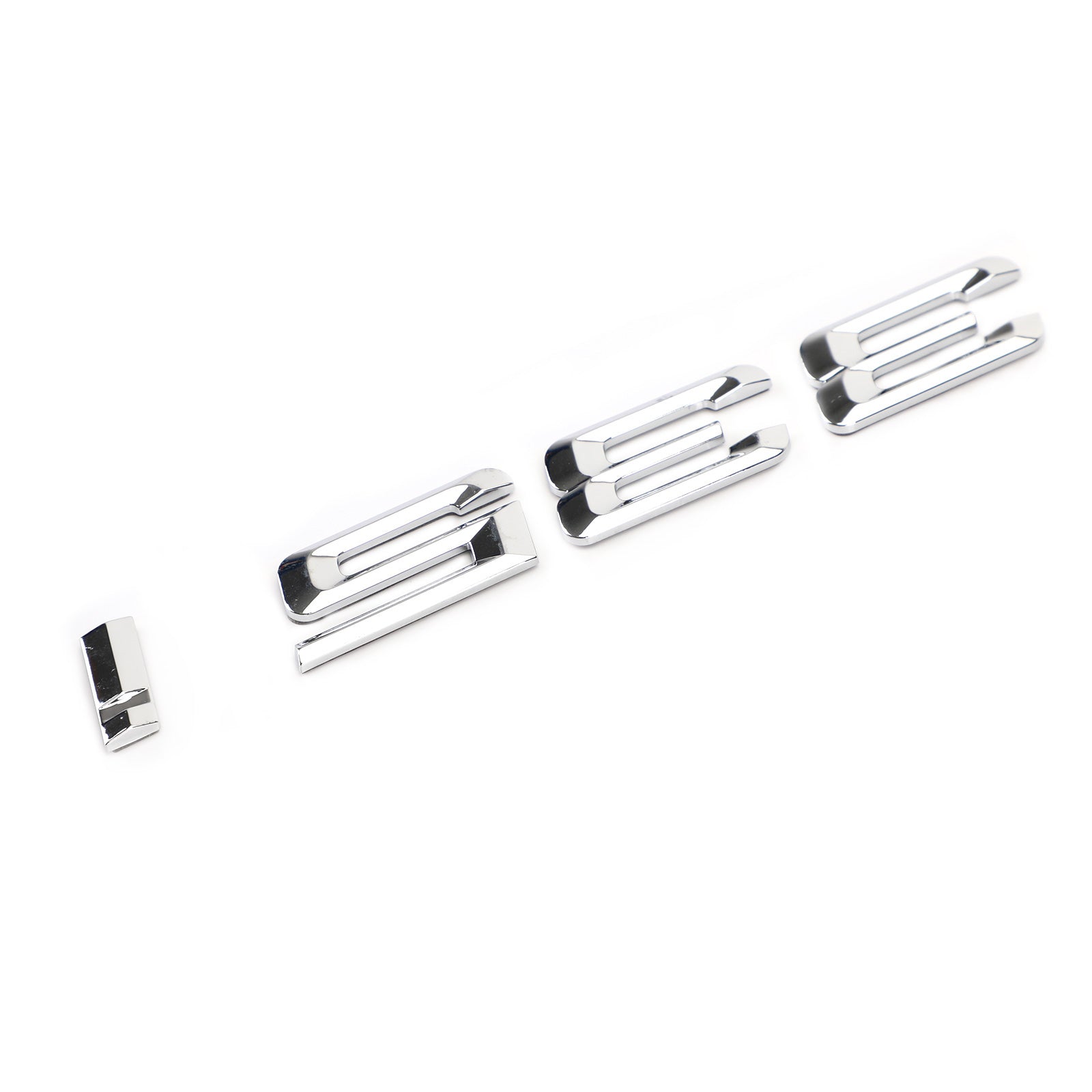 Insigne de plaque signalétique de coffre arrière emblème numéros lettre décalcomanie 335 i Fit 335i Chrome générique