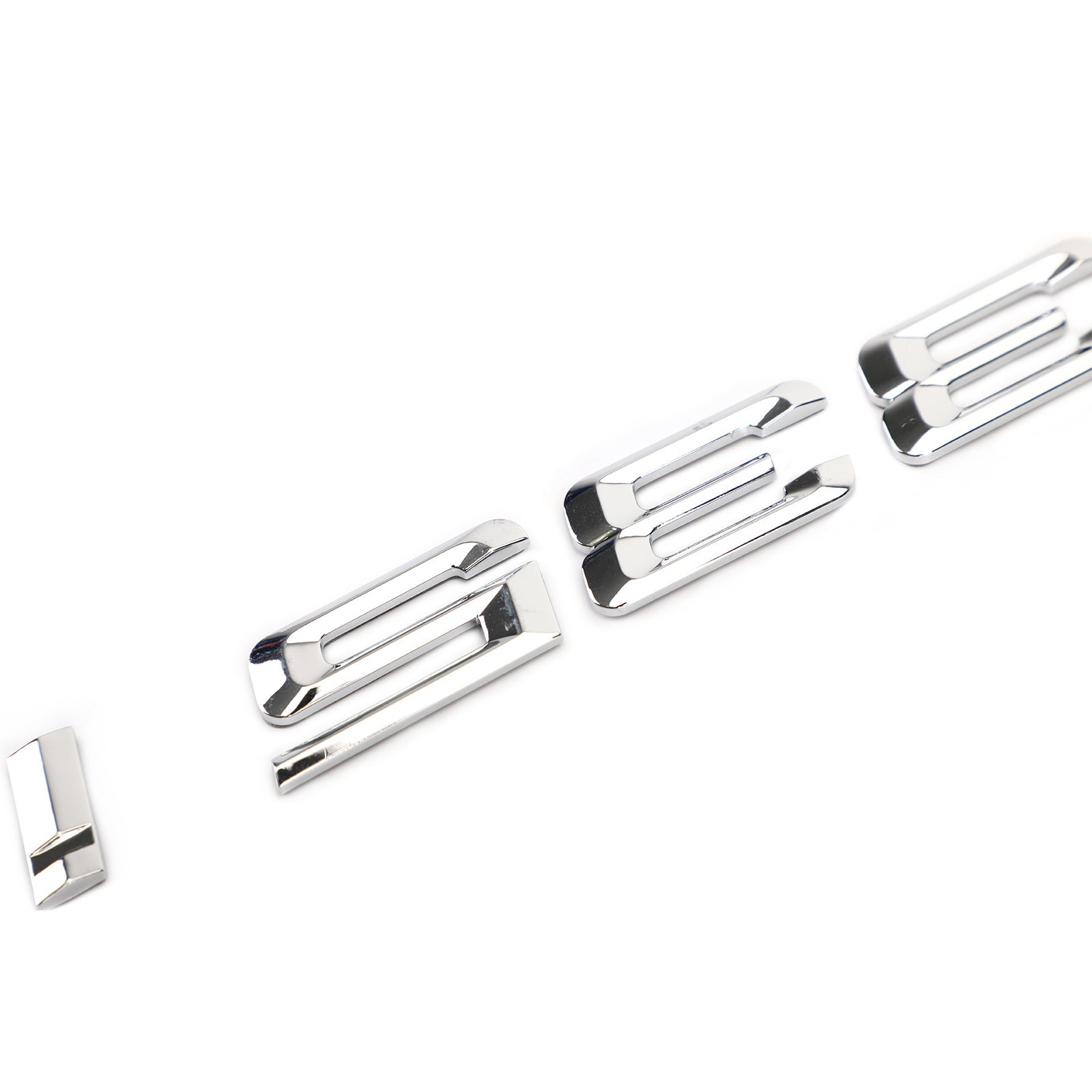 Insigne de plaque signalétique de coffre arrière emblème numéros lettre décalcomanie 335 i Fit 335i Chrome générique