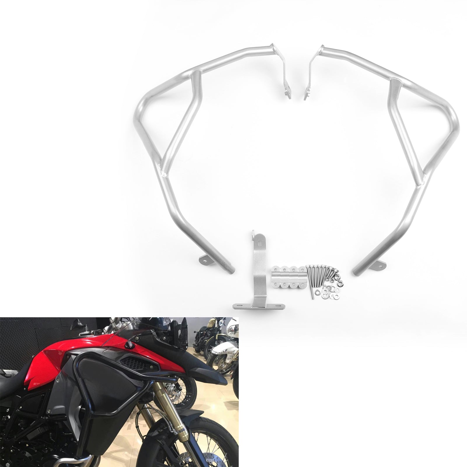 Crash Bars Protection Moteur Supérieure Pour BMW F800GS Adventure 2014-2016 Générique