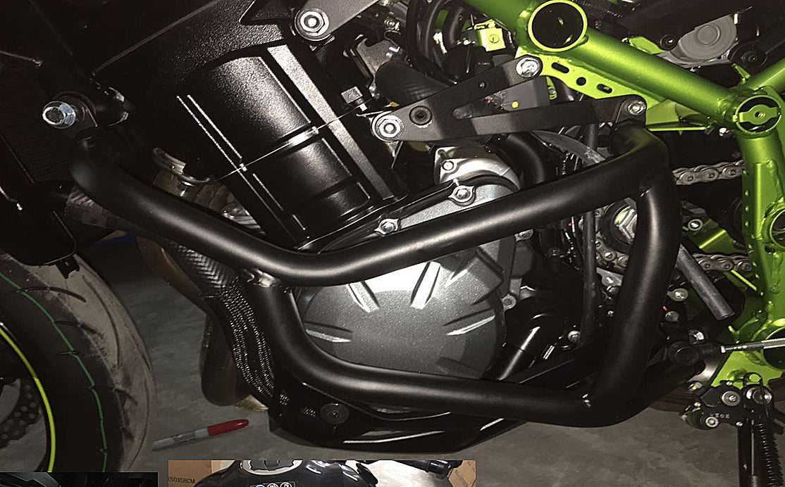 Juego de protectores de motor, protectores de parachoques para Z900 2017, color negro genérico