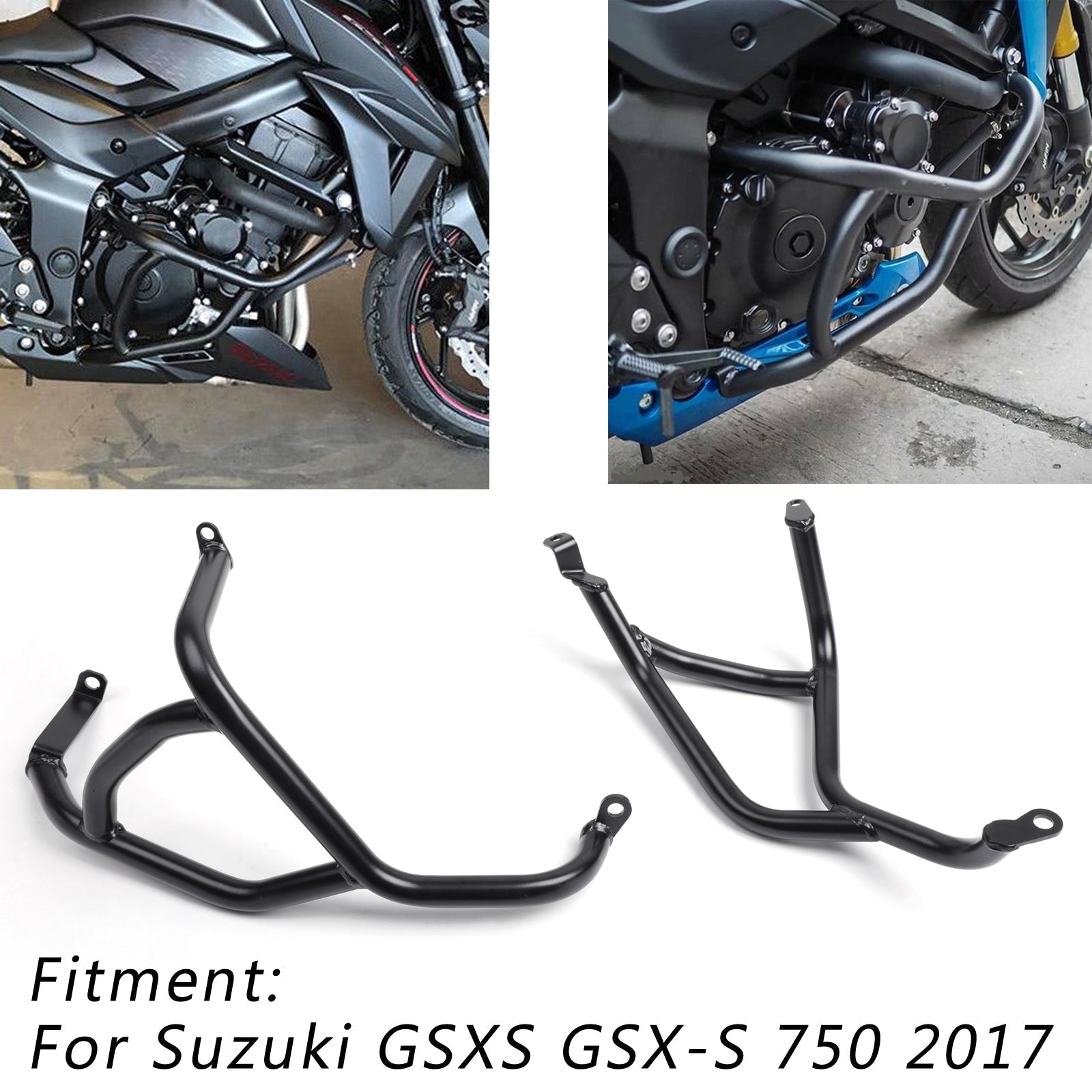 Protecteurs de cadre de barre de protection moteur pour Suzuki GSXS750 / GSX-S 750 2017-2020 Generic