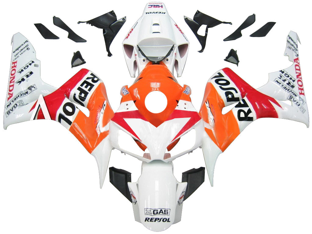 Carenados Amotopart 2006-2007 Honda CBR 1000 RR Blanco Naranja Repsol Genérico