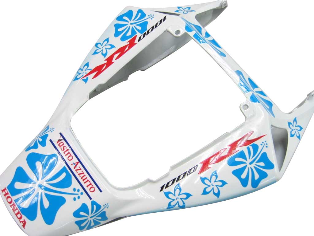 Amotopart Carénages 2006-2007 Honda CBR 1000 RR White and Blue Cvetni generic