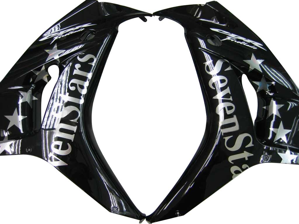 For CBR600RR 2009-2010 Bodywork Fairing Black ABS Injection Molded Plastics Set