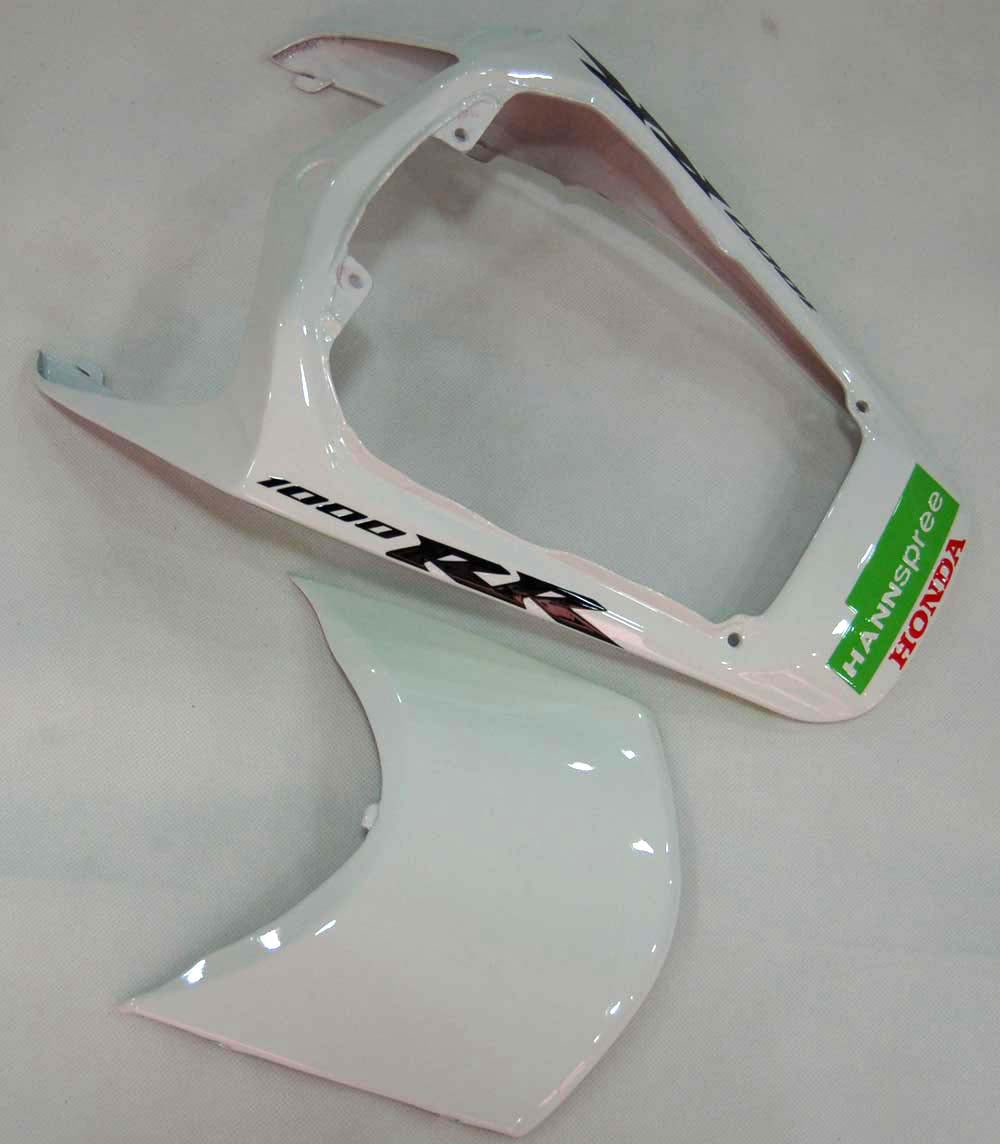 Carenages Amotopart 2008-2011 Honda CBR 1000 RR Blanc Vert Hannspree Generic