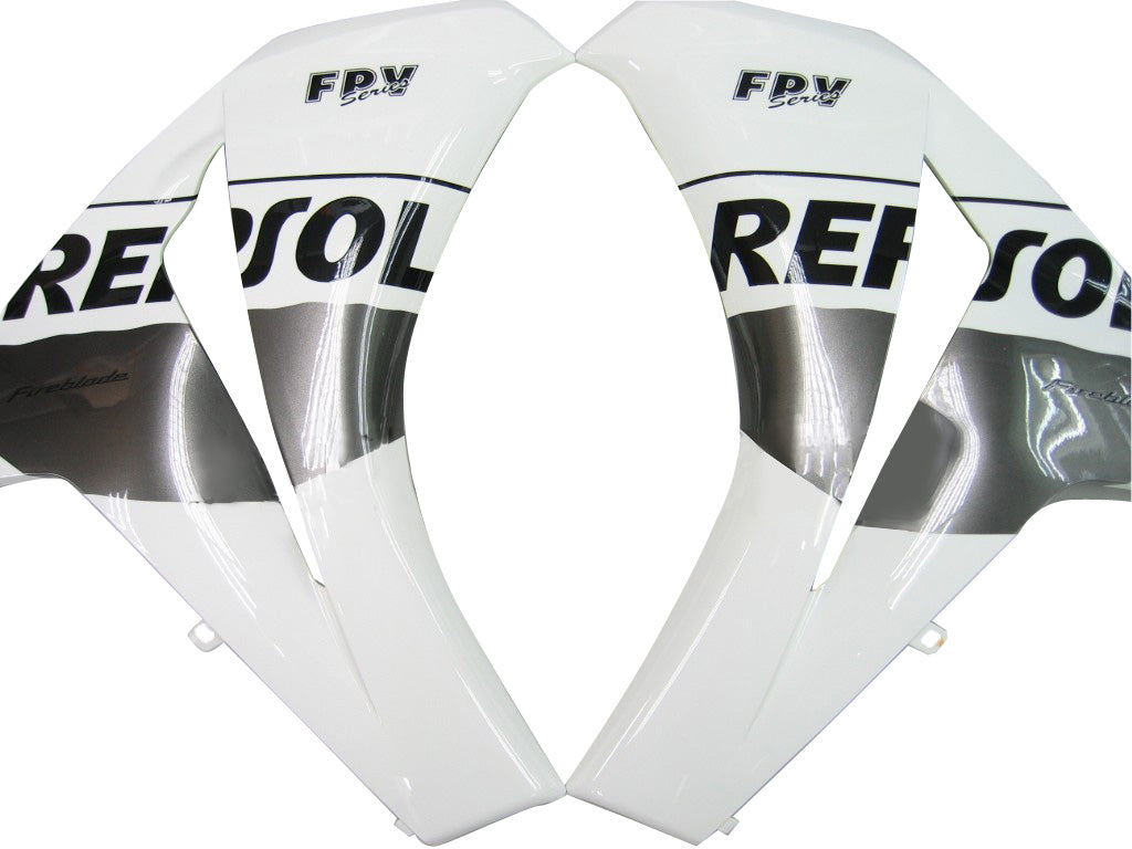 Amotopart Fairing 2008-2011 Honda CBR 1000 RR White and Silver Repsol generic