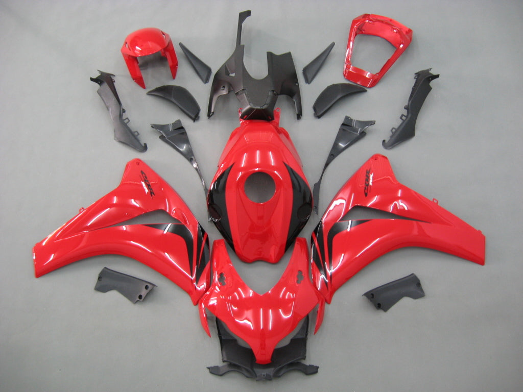 Amotopart Carena 2008-2011 Honda CBR 1000 RR Rosso e Nero CBR Generico
