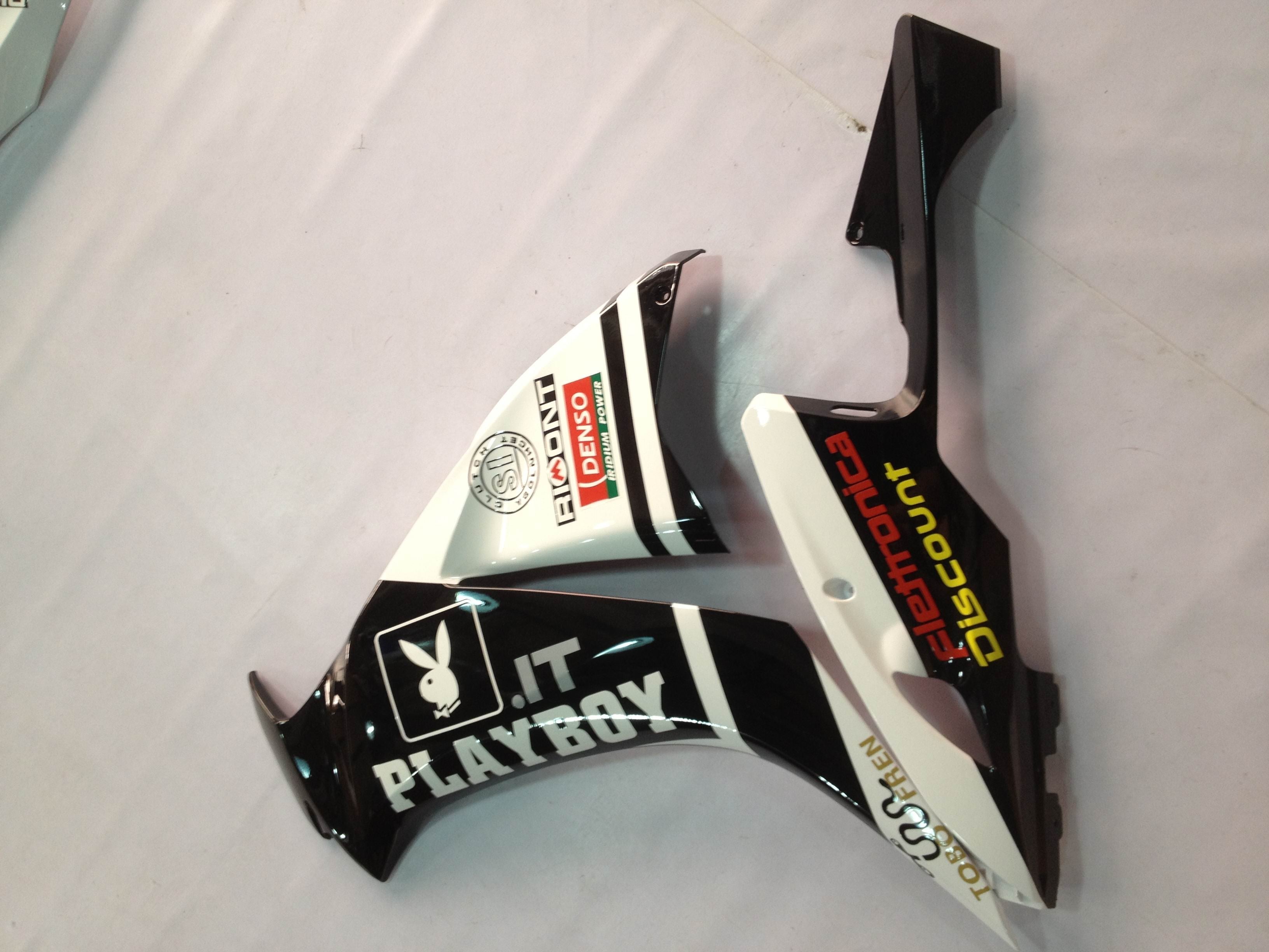 Carénages Amotopart 2012-2016 Honda CBR1000RR Blanc Noir Generic