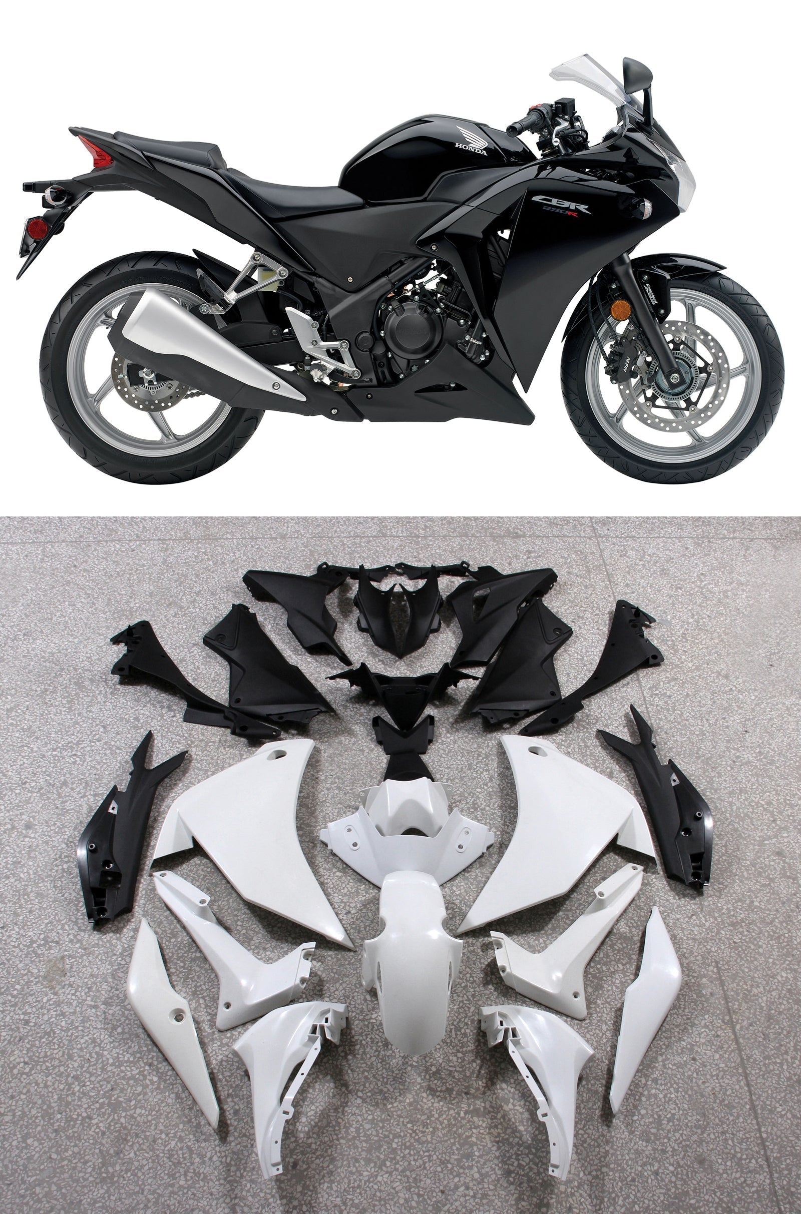 Trgi Amotopart 2011-2015 Honda CBR250R Noir CBR Generic