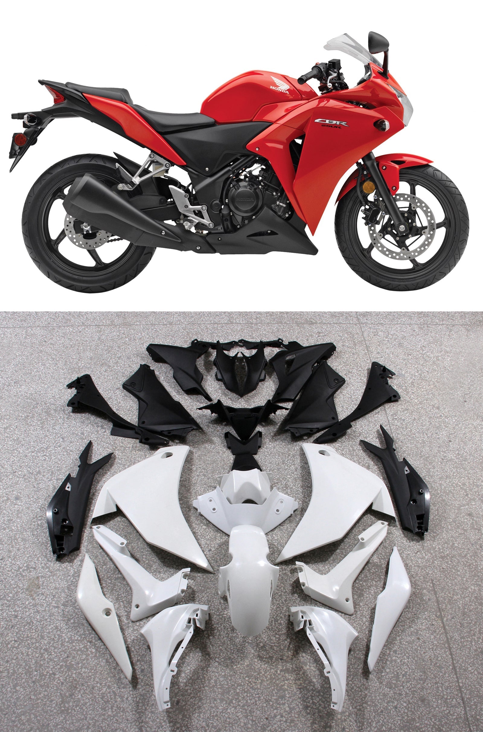 Amotopart 2011-2015 Honda CBR250R