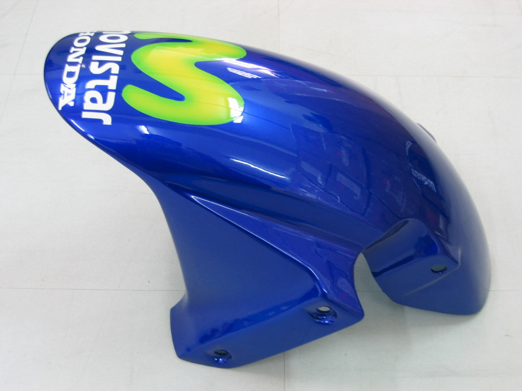 Amotopart pour CBR600RR 2003-2004 carénage de carrosserie bleu ABS moulé par Injection plastique ensemble générique