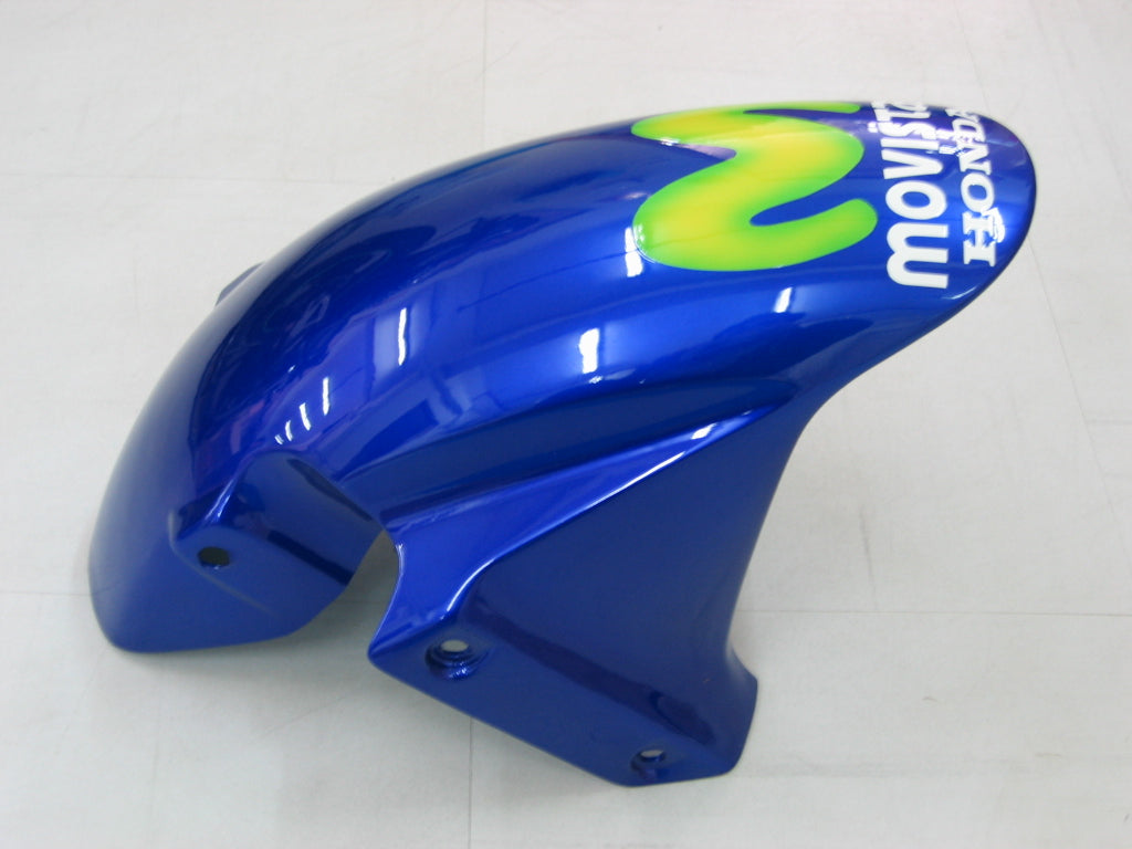 Amotopart pour CBR600RR 2003-2004 carénage de carrosserie bleu ABS moulé par Injection plastique ensemble générique