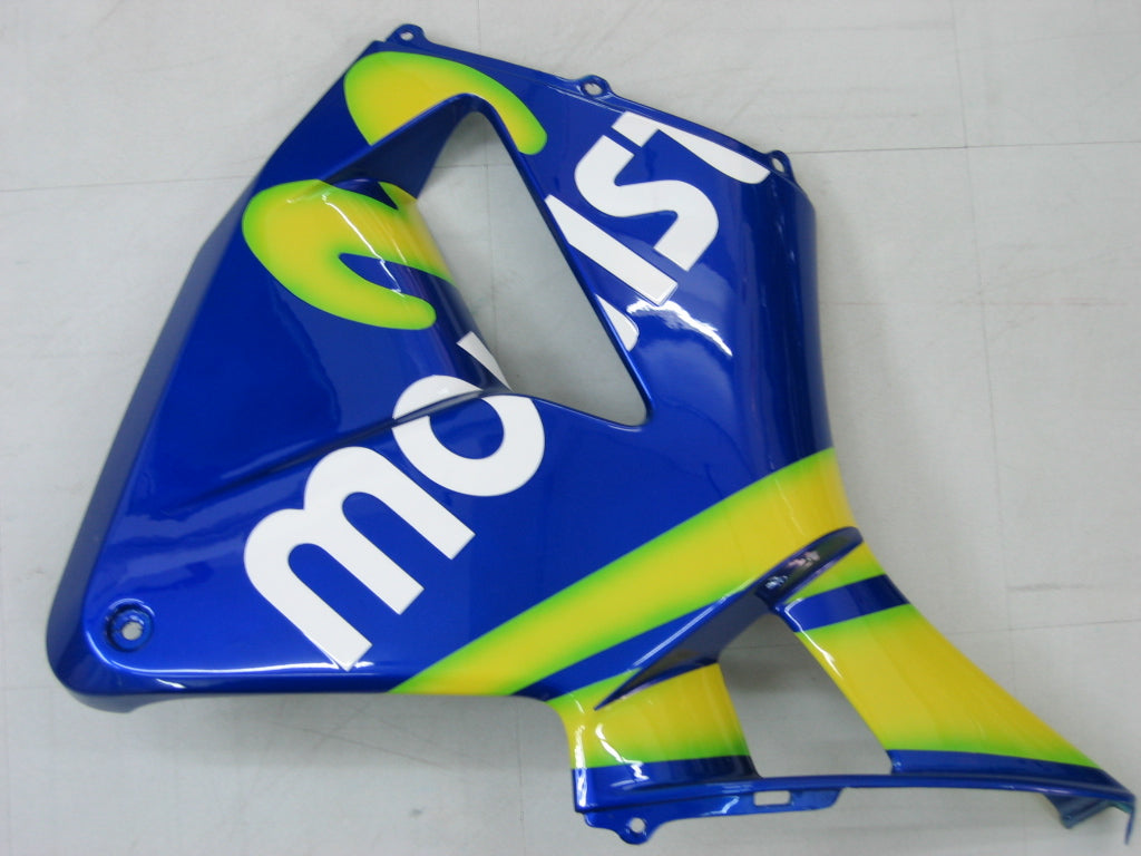 Amotopart pour CBR600RR 2003-2004 carénage de carrosserie bleu ABS moulé par Injection plastique ensemble générique