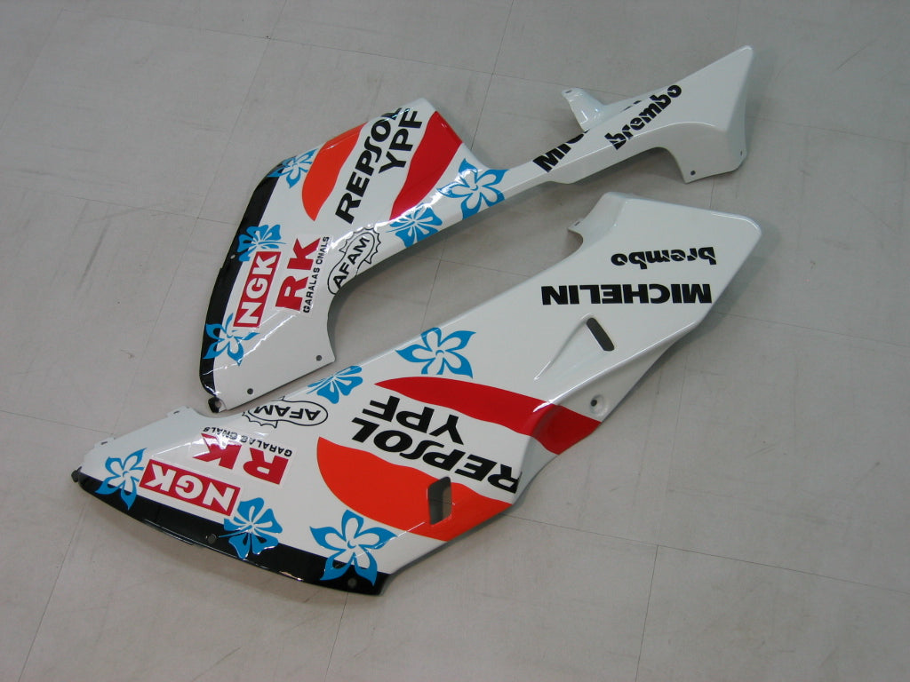 Amotopart za CBR600RR 2003-2004 Multicolor Teles Carenage Carenage ABS plastika, oblikovana z injiciranjem 12 # Generic