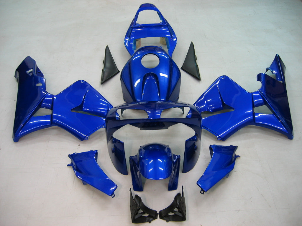 Amotopart pour CBR600RR 2003-2004 carénage de carrosserie bleu ABS moulé par Injection plastique ensemble générique