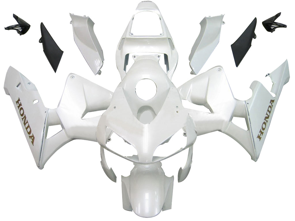 Ranges Amotopart 2003-2004 Honda CBR 600 RR White Metal Honda Generic