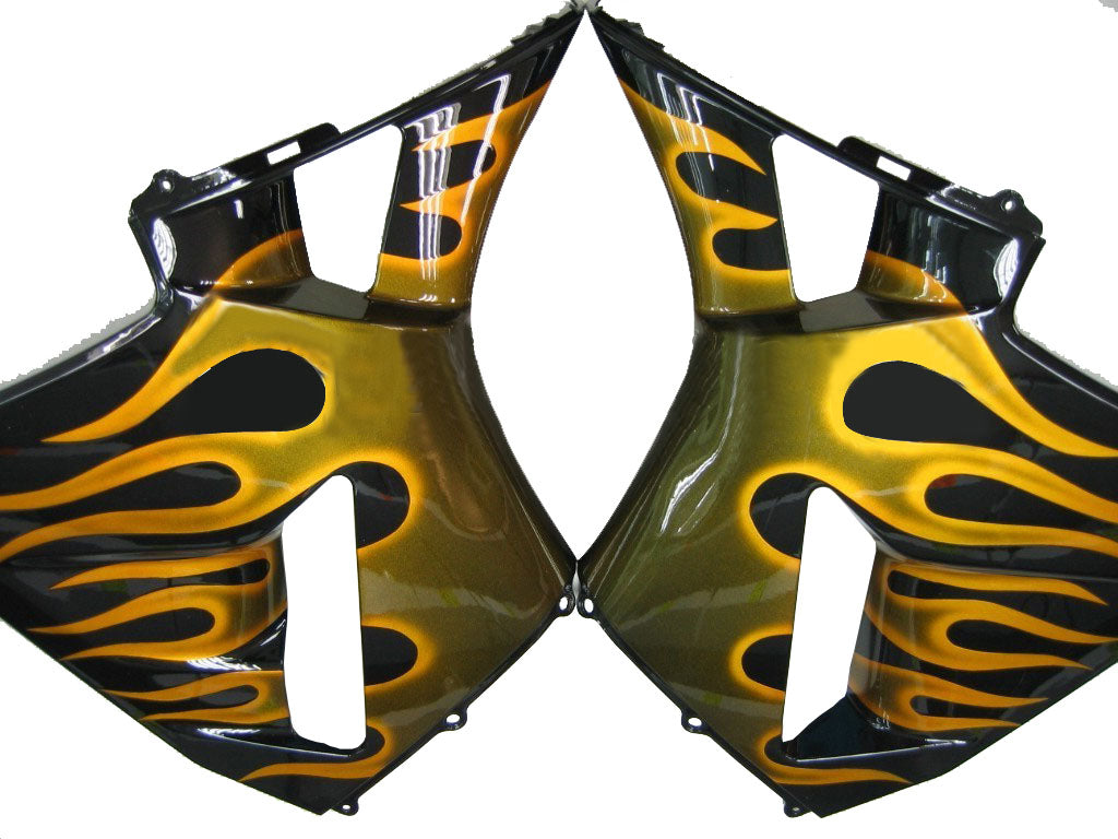 Carene Amotopart 2003-2004 Honda CBR 600 RR Nero e Oro Fiamma Generico