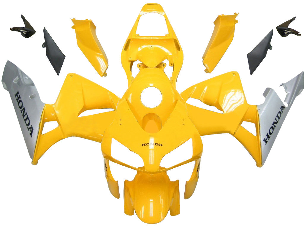 Amotopart za CBR600RR 2003-2004 rumena abs rumena karoserija, oblikovana s plastično injekcijo generično skupaj