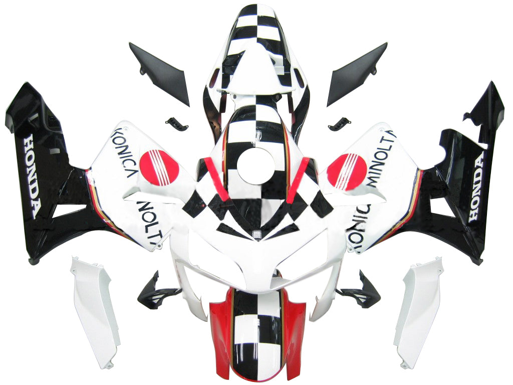 Carenados Amotopart 2003-2004 Honda CBR 600 RR Konica Checker Diseño Genérico