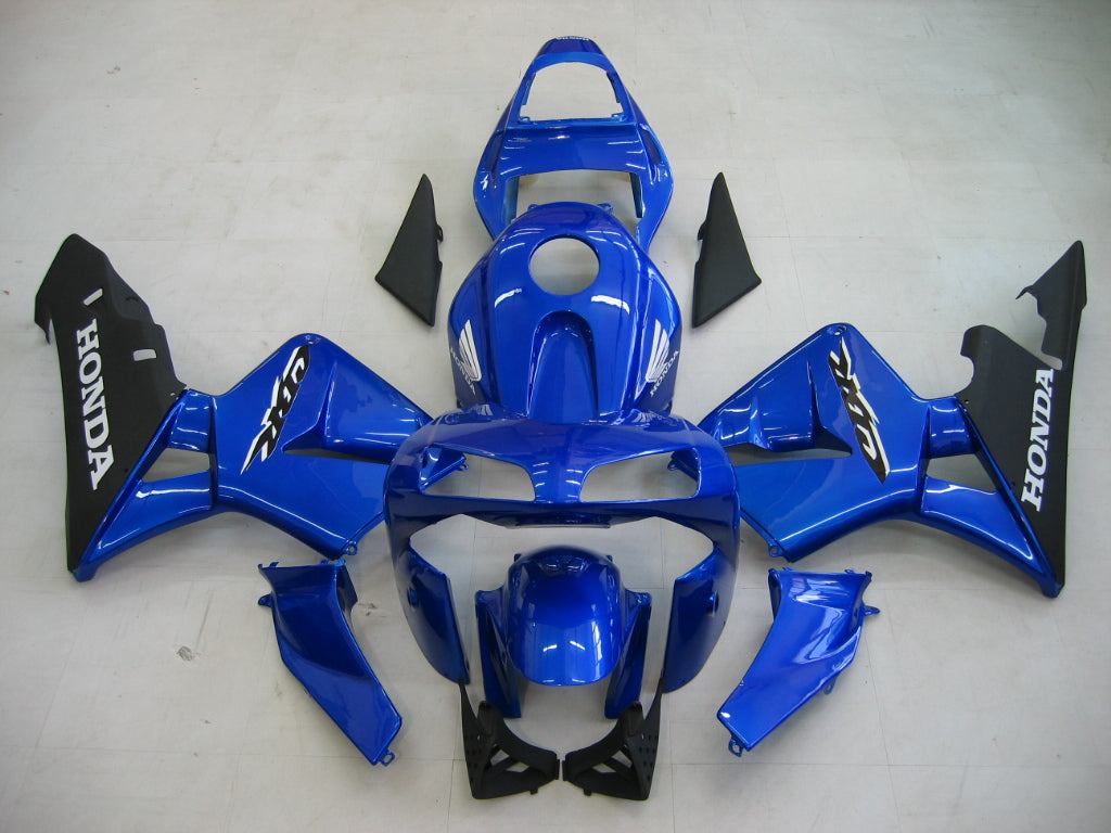 Amotopart pour CBR600RR 2003-2004 carénage de carrosserie bleu ABS moulé par Injection plastique ensemble générique