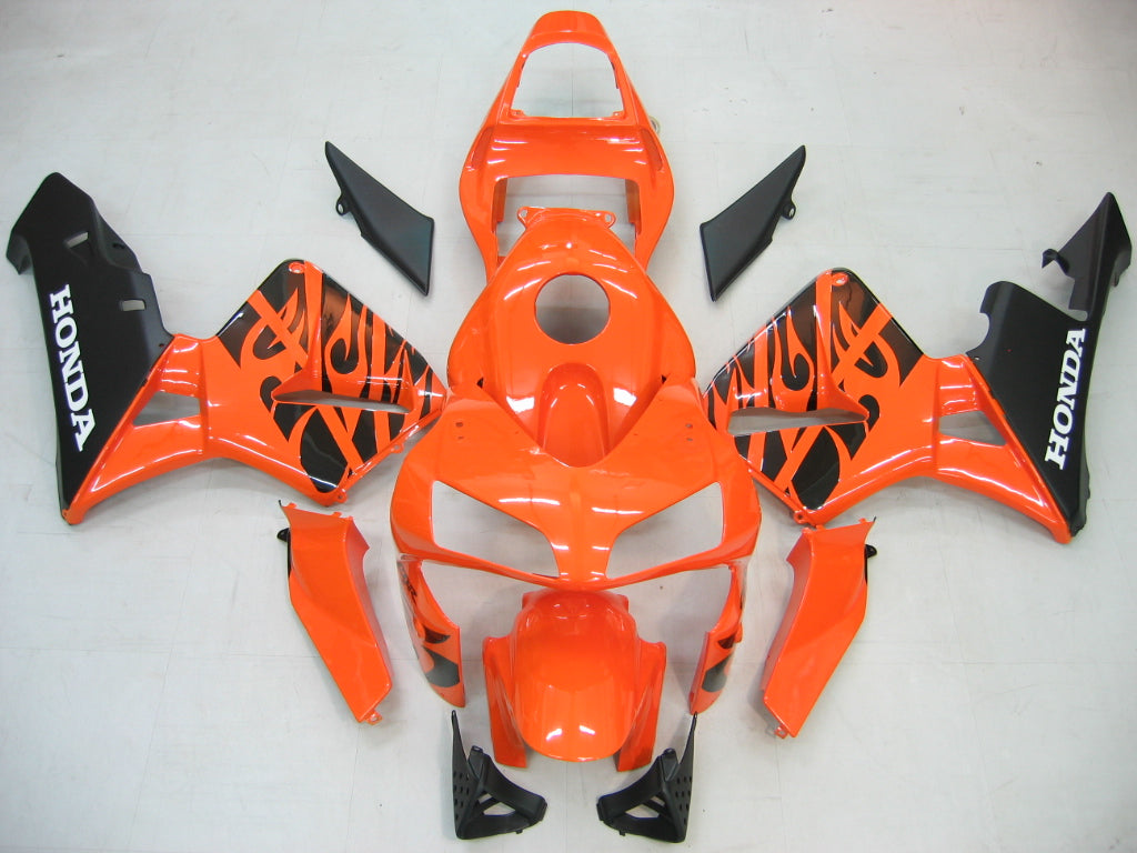 Amotopart voor CBR600RR 2003-2004 Oranje rood oranje slaapkamer vierkant gevormd door plastic injectie generiek samen