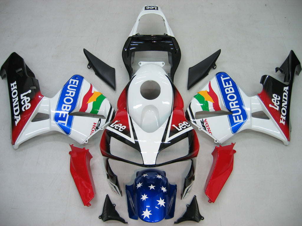 For CBR600RR 2003-2004 Bodywork Fairing ABS Injection Molded Plastics Set Multi-Color