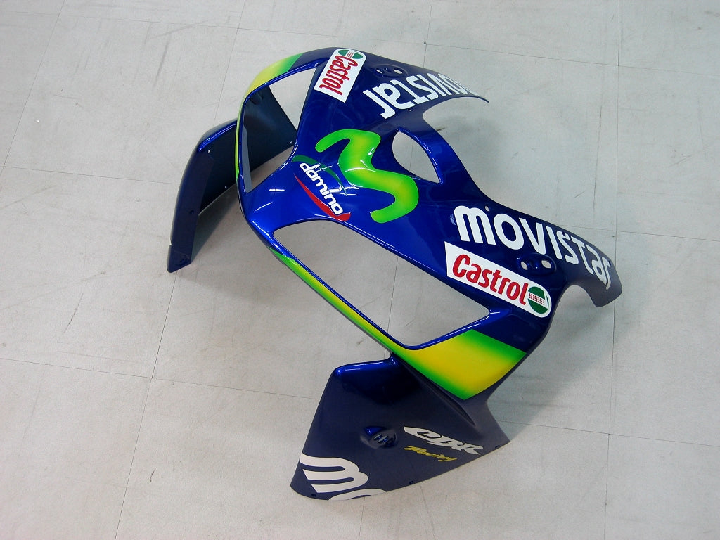 Amotopart Fairing 2005-2006 Honda CBR 600 RR Blue en Vert Movistar generiek