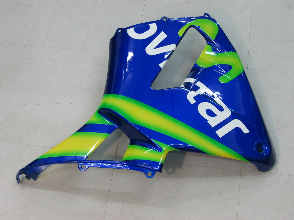 Amotopart Fairing 2005-2006 Honda CBR 600 RR Blue en Vert Movistar generiek