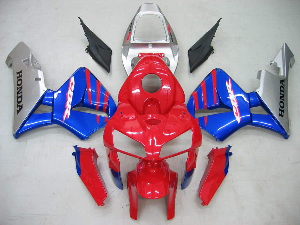 For CBR600RR 2005-2006 Bodywork Fairing Red ABS Injection Molded Plastics Set