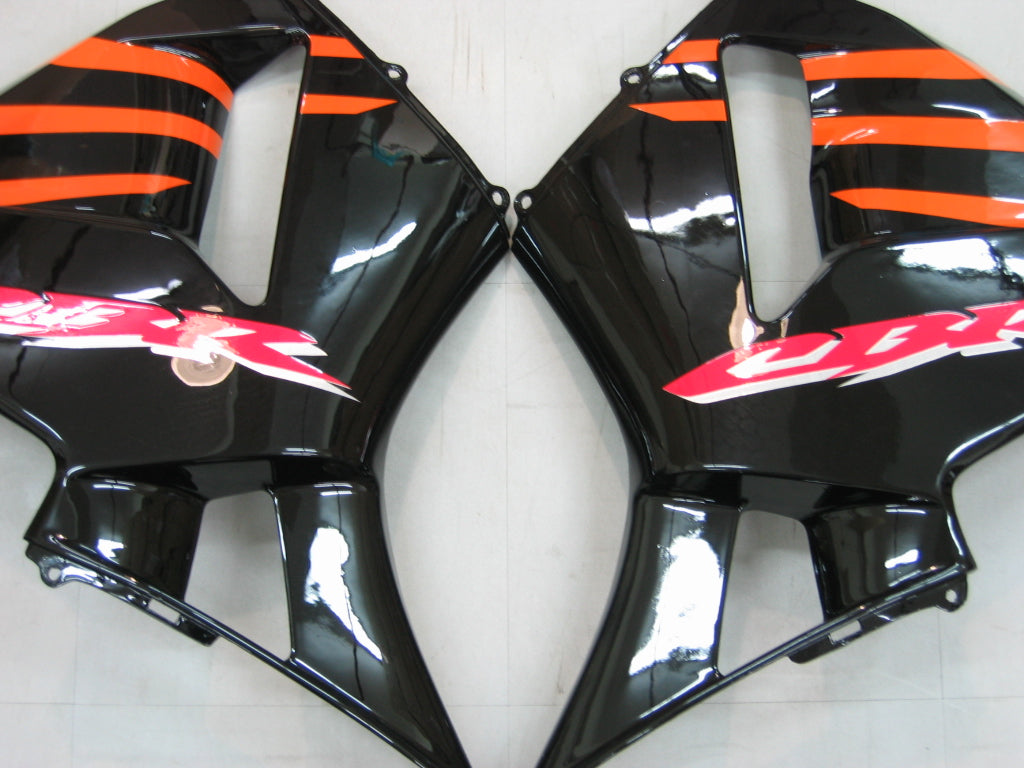 Amotopart stroomlijnkappen 2005-2006 Honda CBR 600 RR oranje en zwart CBR Honda generiek