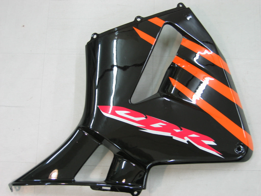 Amotopart Fairing 2005-2006 Honda CBR 600 RR Orange in Black CBR Honda generic
