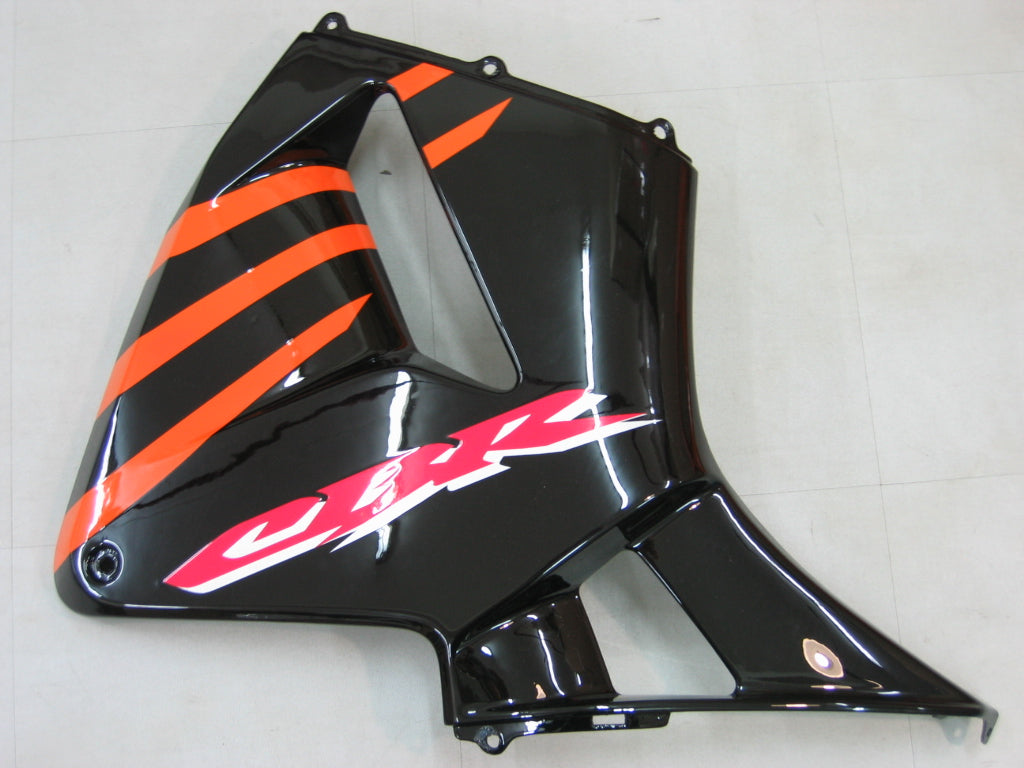 Amotopart Fairing 2005-2006 Honda CBR 600 RR Orange in Black CBR Honda generic