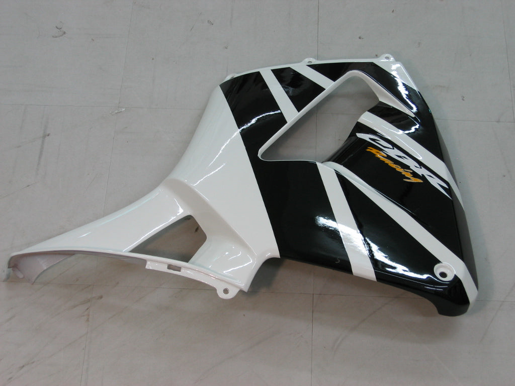 Amotopart Fairing 2005-2006 Honda CBR 600 RR White in Black CBR generic