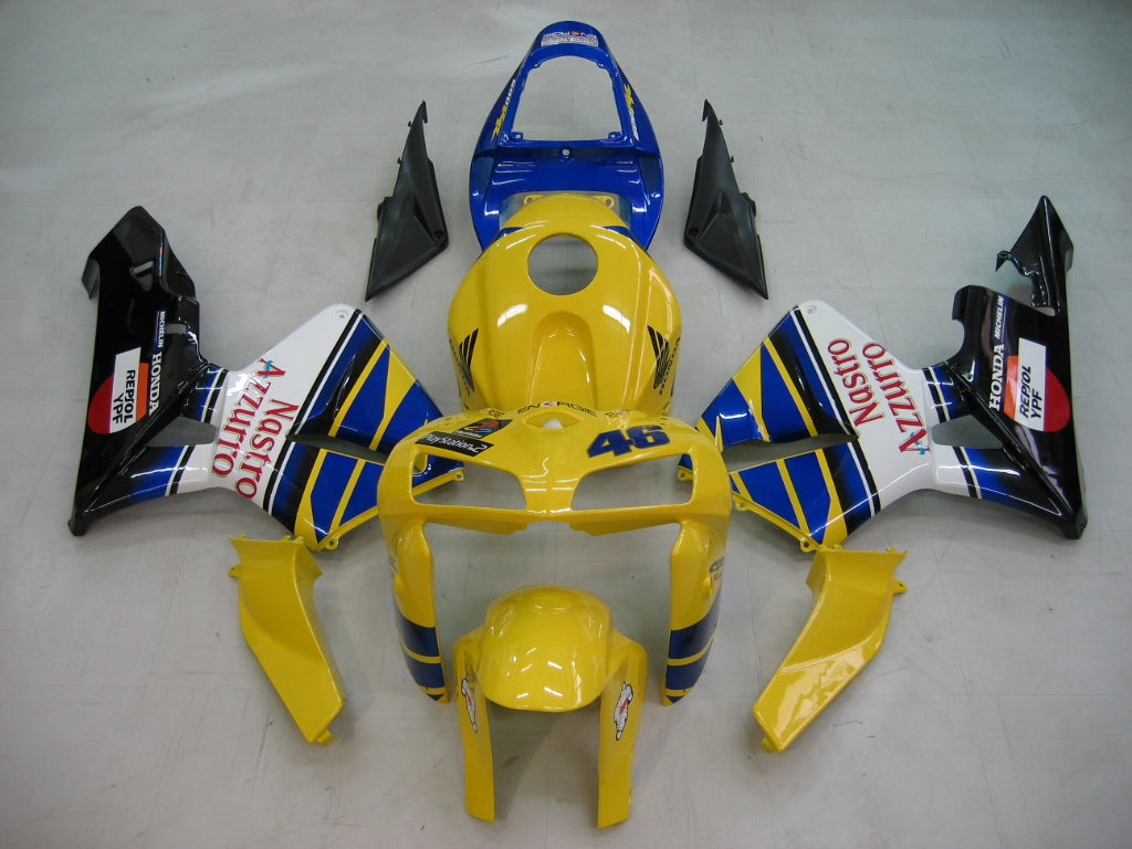 Carene Amotopart 2005-2006 Honda CBR 600 RR Giallo No.46 Azzurro Generico