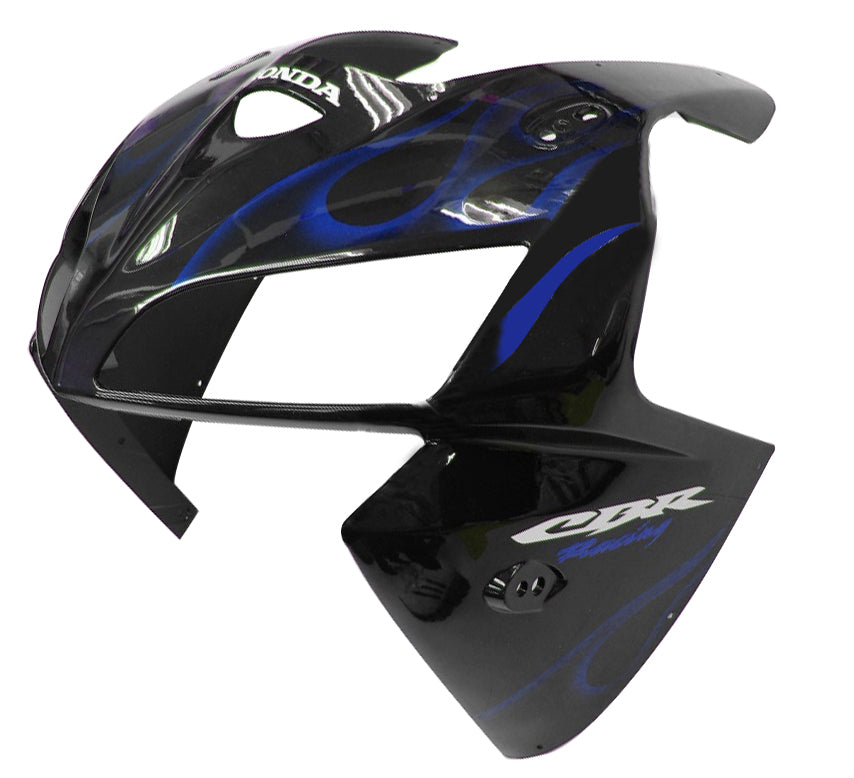 Carénages Amotopart 2005-2006 Honda CBR 600 RR Black & Blue Flame Generic