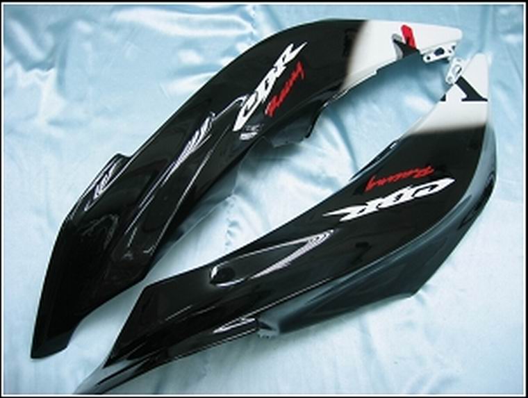 For CBR600RR 2007-2008 Bodywork Fairing Black ABS Injection Molded Plastics Set