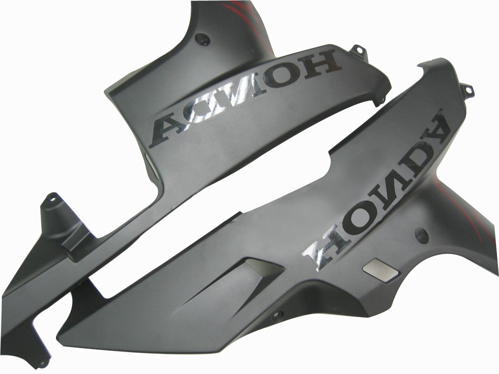 For CBR600RR 2007-2008 Bodywork Fairing Black ABS Injection Molded Plastics Set