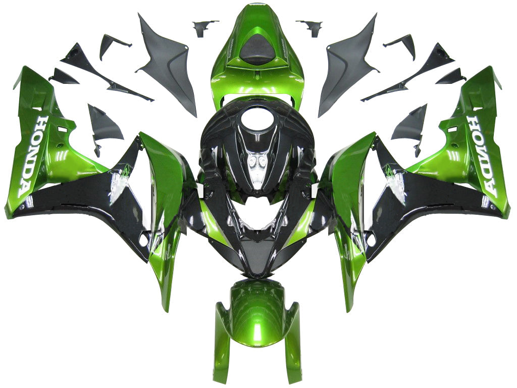 Amotopart Carénages 2007-2008 Honda CBR 600 RR Metal Dark & Vert Honda Generic