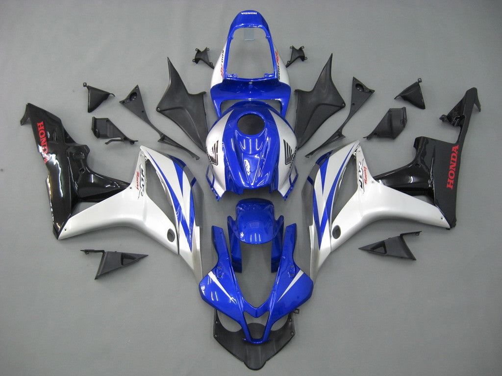 For CBR600RR 2007-2008 Bodywork Fairing Blue ABS Injection Molded Plastics Set